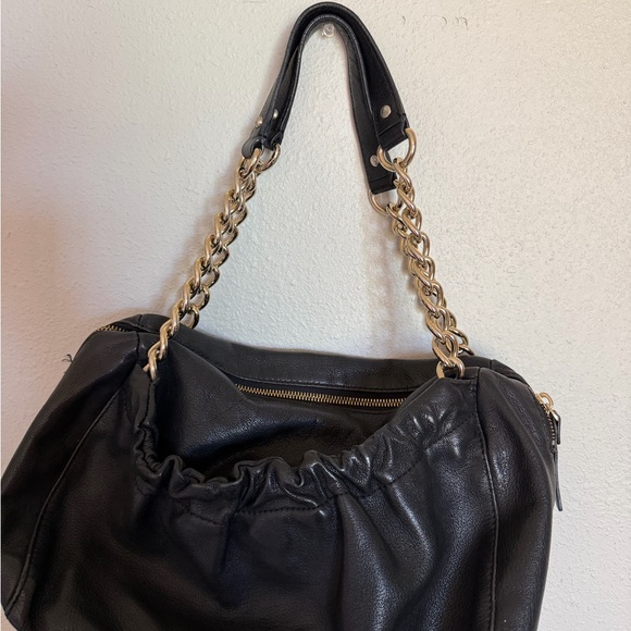 Elegant Black Leather Shoulder Bag like new Kate spade black purse - Picture 3 of 6
